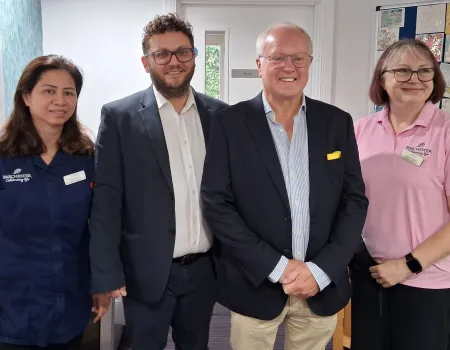 A Special Visit to West Oak Care Home