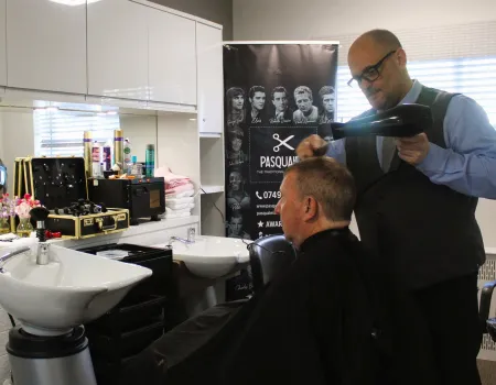 The Gentlemen’s visit to the Traditional Barber