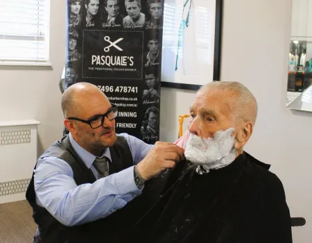 The Gentlemen’s visit to the Traditional Barber