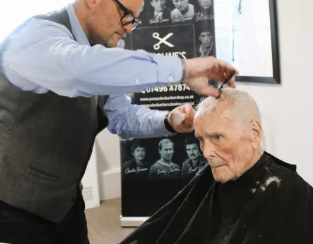 The Gentlemen’s visit to the Traditional Barber