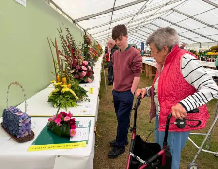 A Colourful Day at the Flower and Vegetable Show