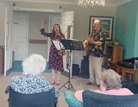 What a wonderful time we had at Herne Place Care Home!