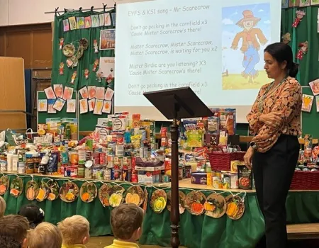 Harvest Festival at Coopersale Hall School 