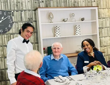 Lunching with the Managers at Ashlar House 
