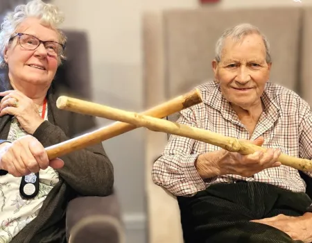 Braybrooke Morris Dancers Delight Residents