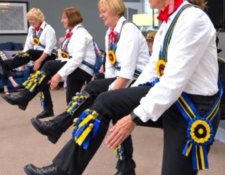 Braybrooke Morris Dancers Delight Residents
