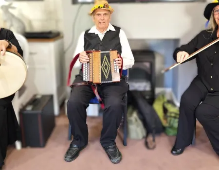 Braybrooke Morris Dancers Delight Residents
