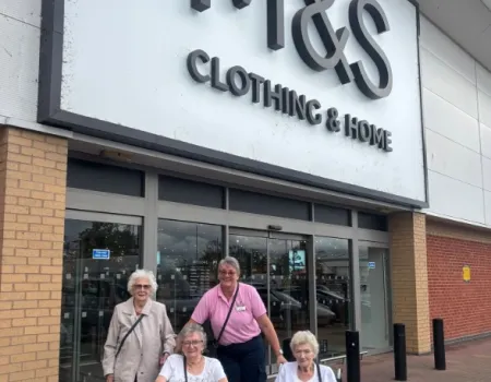 Resident Enjoyed a Trip Out to Marks & Spencer's