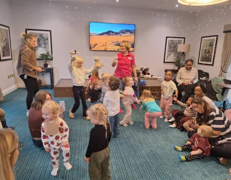 Baby and Toddler Group Brings Smiles to Chacombe Park