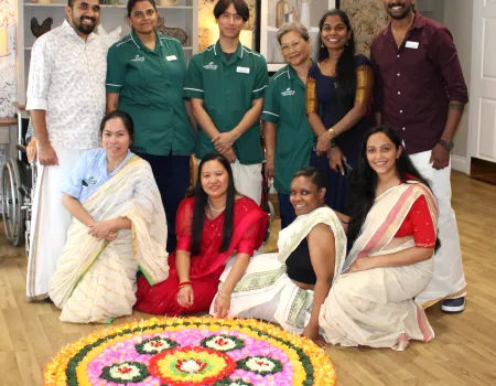 Onam Celebration at White Lodge Care Home 