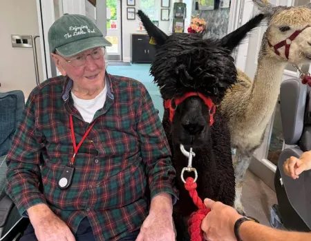 Alpaca visit 