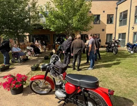 Bikers visit