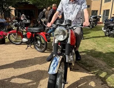 Bikers visit