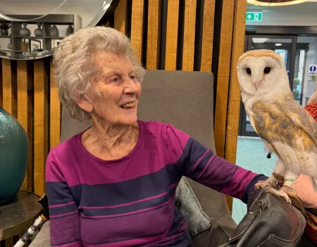 A visit from some fascinating creatures at Moors Manor