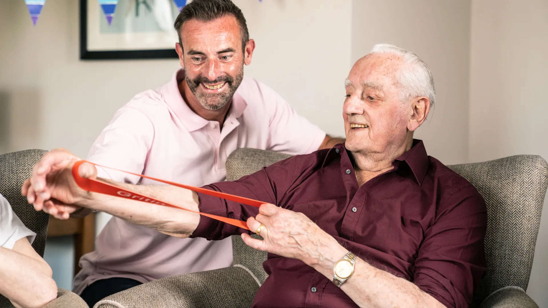 Gentle chair exercises for the elderly