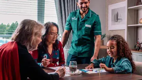 Intergenerational activities with a carer