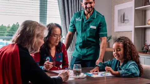 Intergenerational activities with a carer
