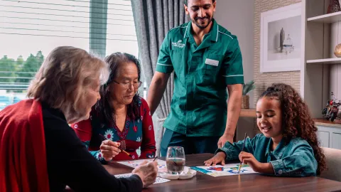 Intergenerational activities with a carer