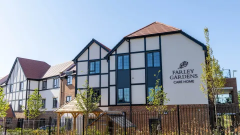 Front of Farley Gardens care home