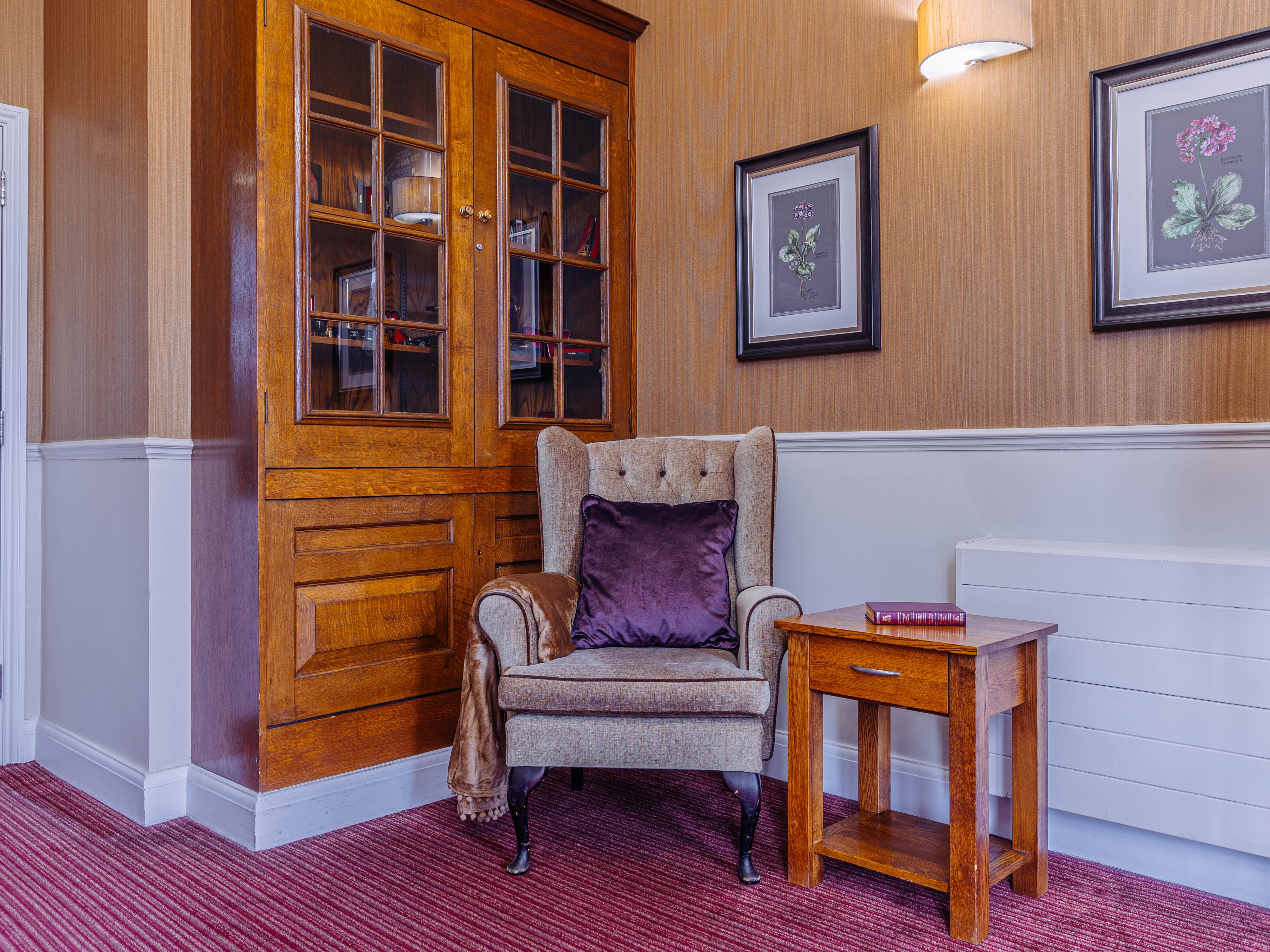 Relaxing at Bushey House Beaumont Care Home in Watford