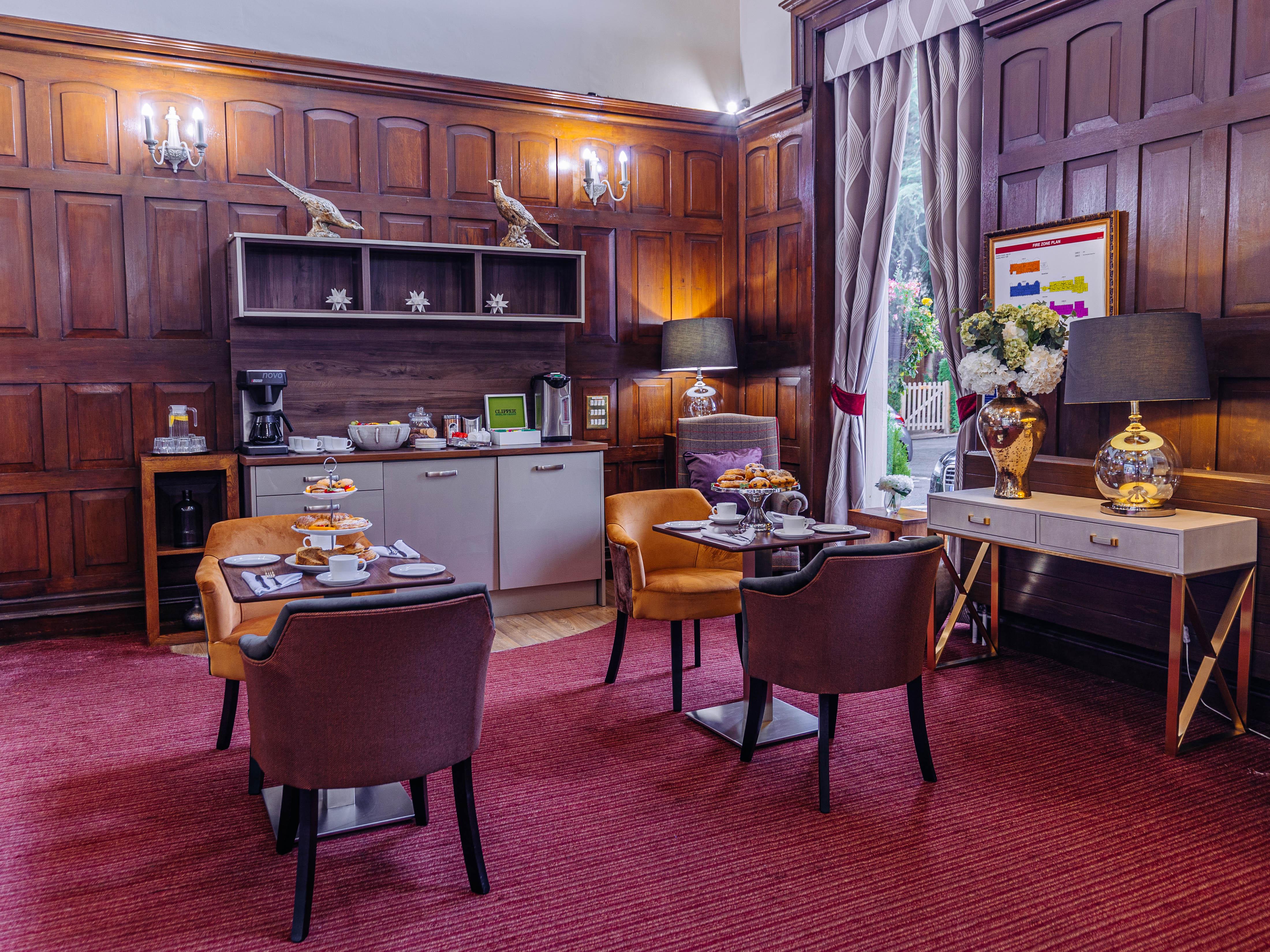 Cafe at Bushey House Beaumont Care Home in Watford