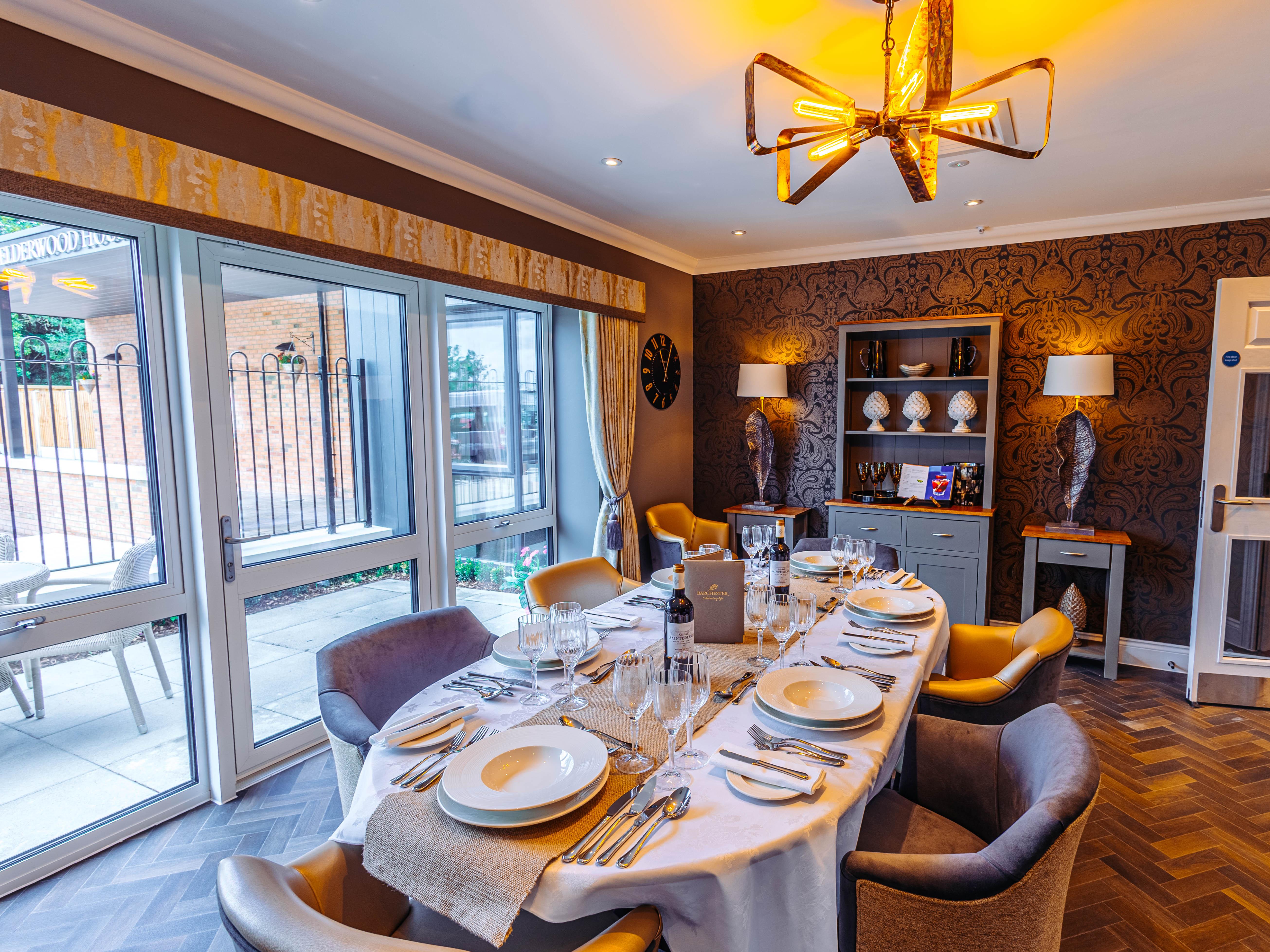 Elderwood dining room
