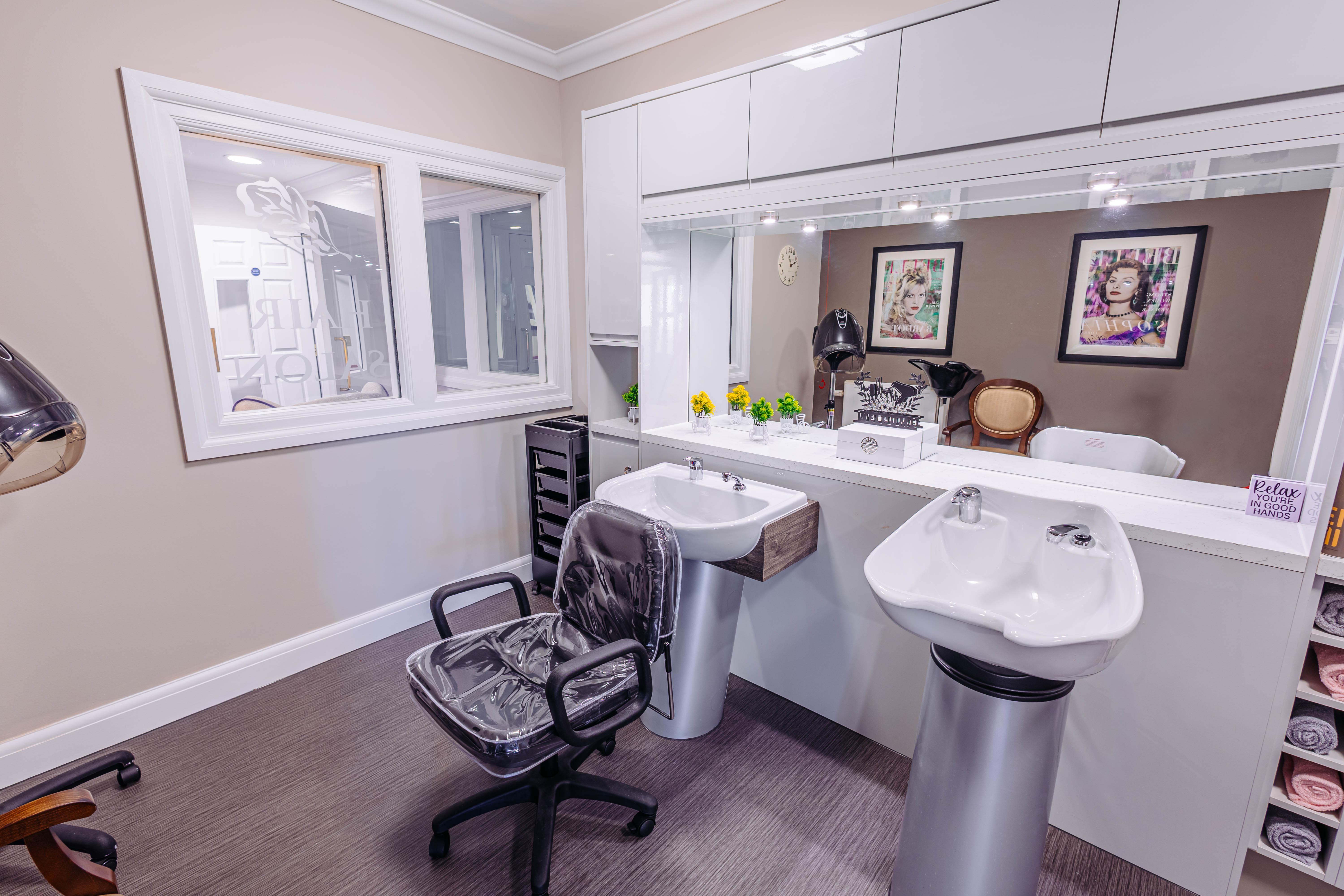 Lakeside Manor hair salon