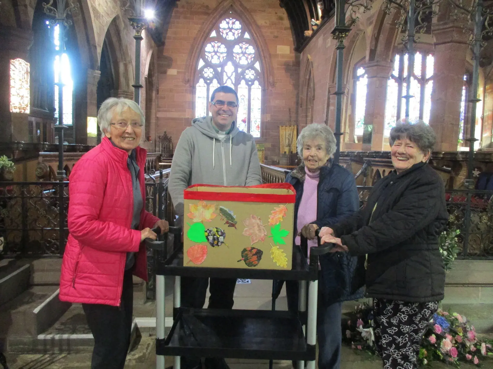 Harvest Festival Donations to St Helen's Church
