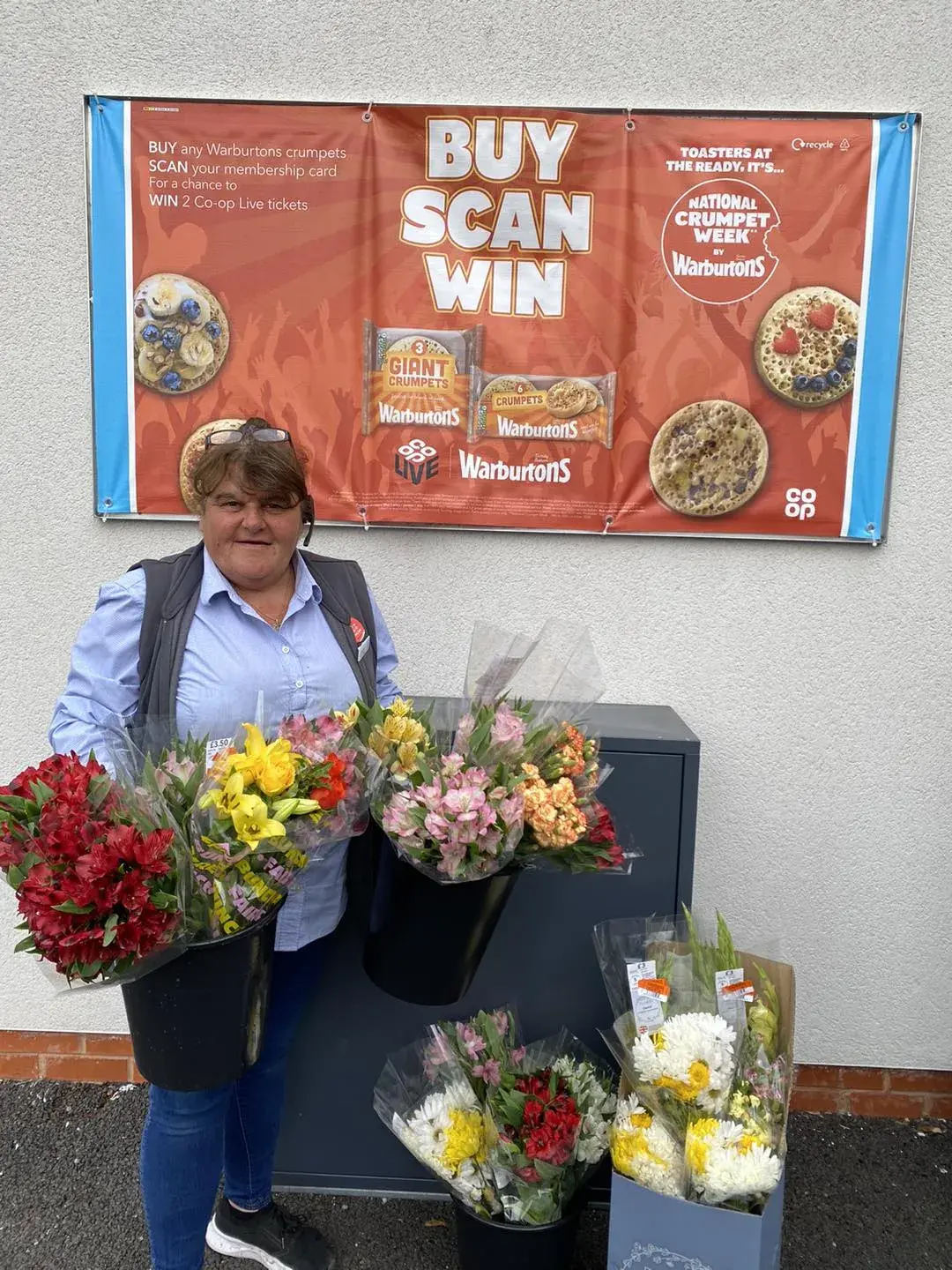 Local Co-op Donates Flowers