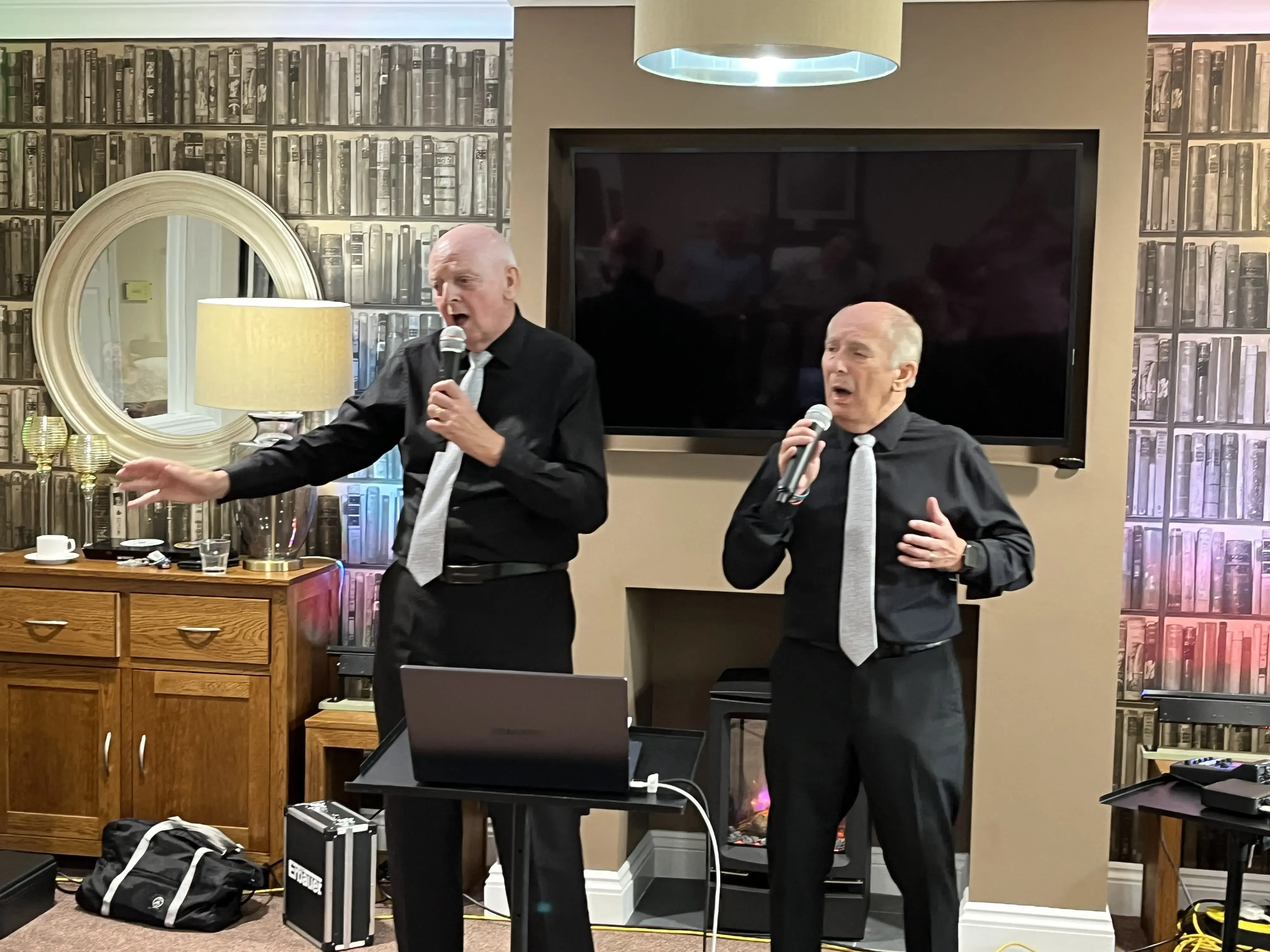 Boyband raise the roof at Cheshire Grange