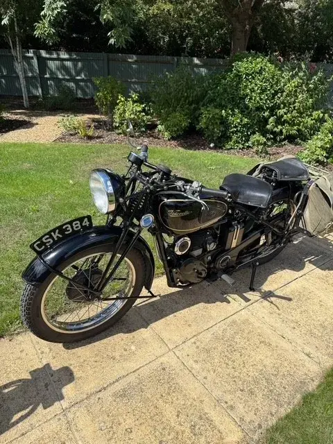 Vintage motorbikes morning