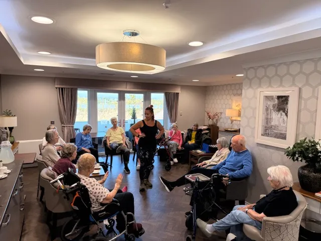 Chair Yoga, and Card Club