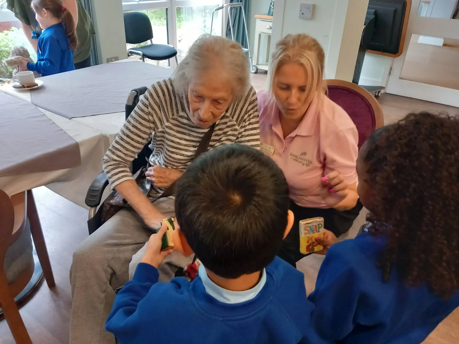 Toy Reminiscence with school children