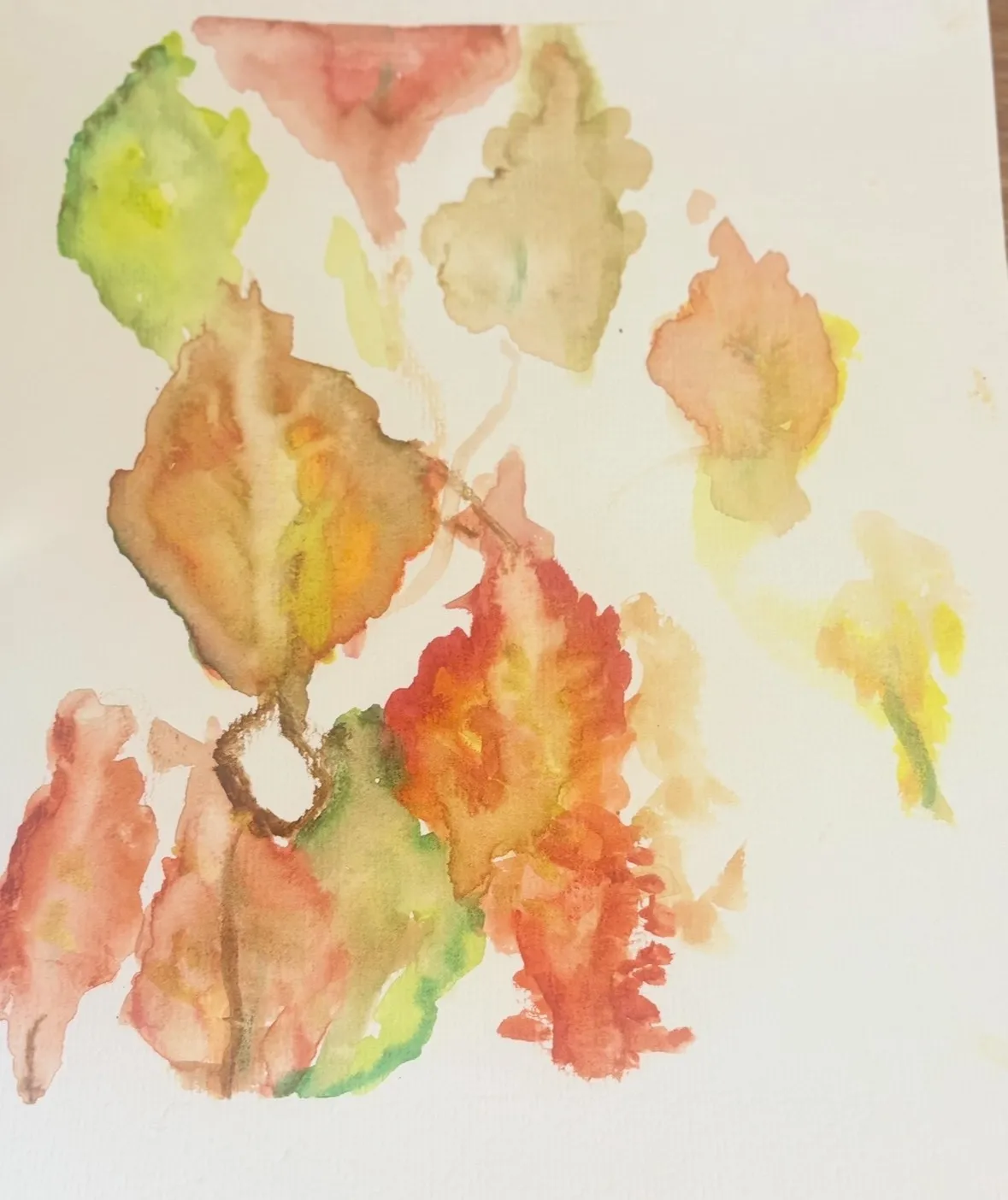 Autumn art therapy with Jo