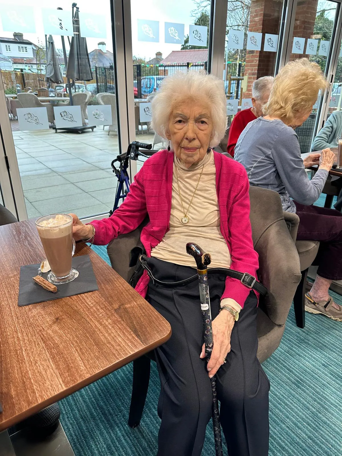 Hot chocolate happiness at Pittsmead Grange