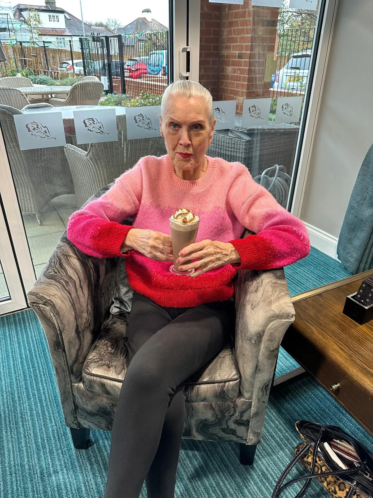 Hot chocolate happiness at Pittsmead Grange