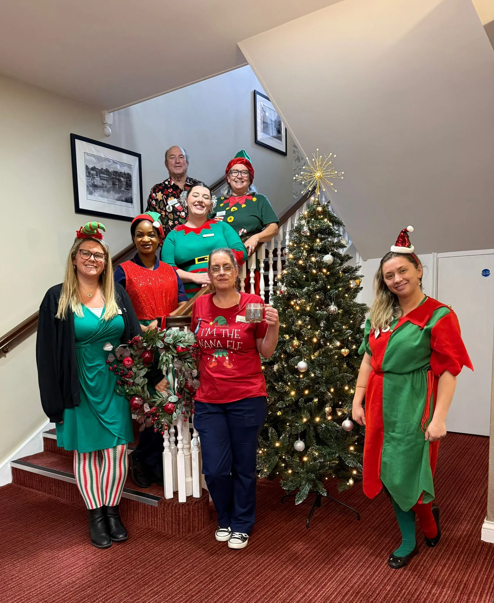 Elf Day Fun for Alzheimer's Society