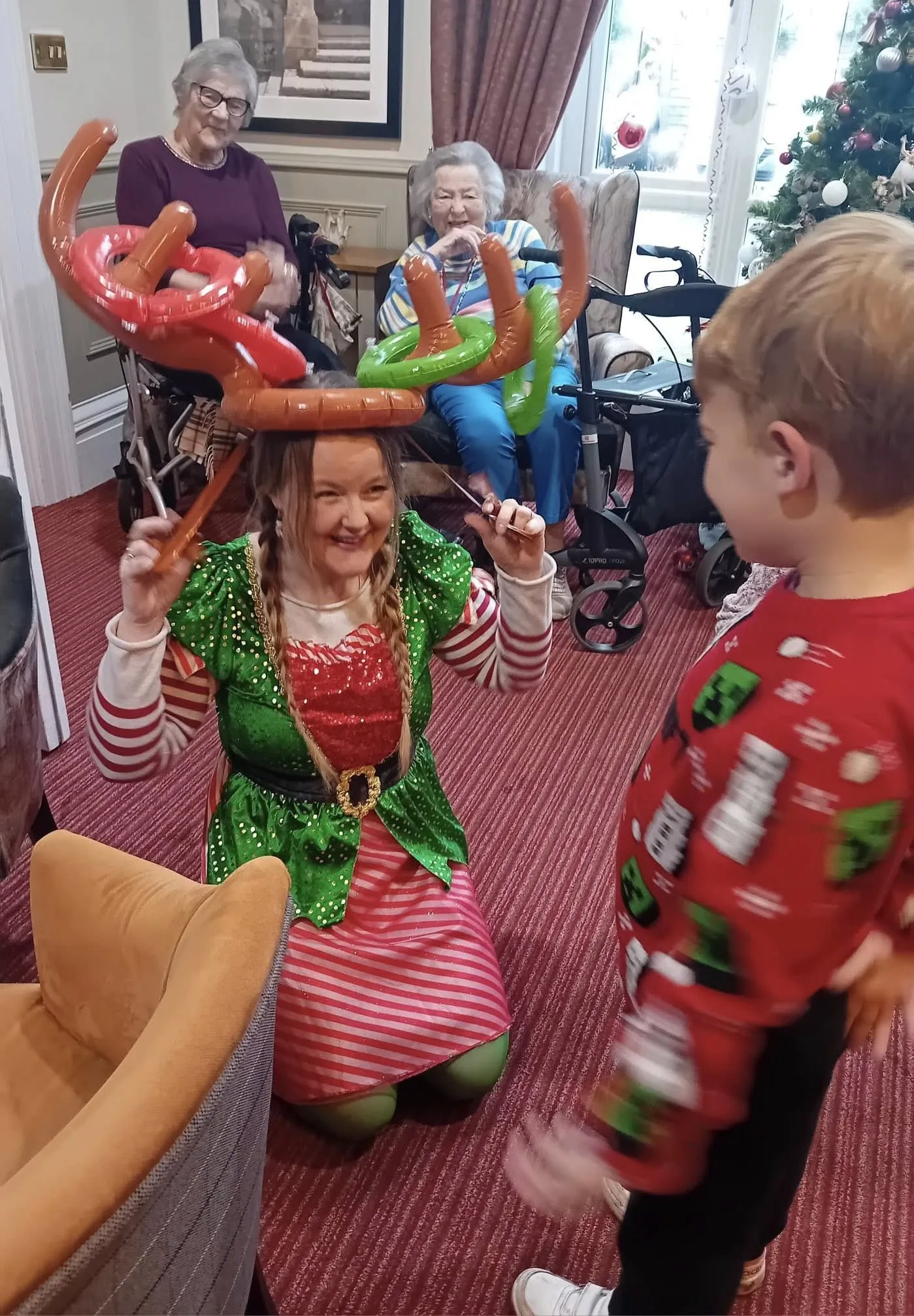 Visit from Santa Claus