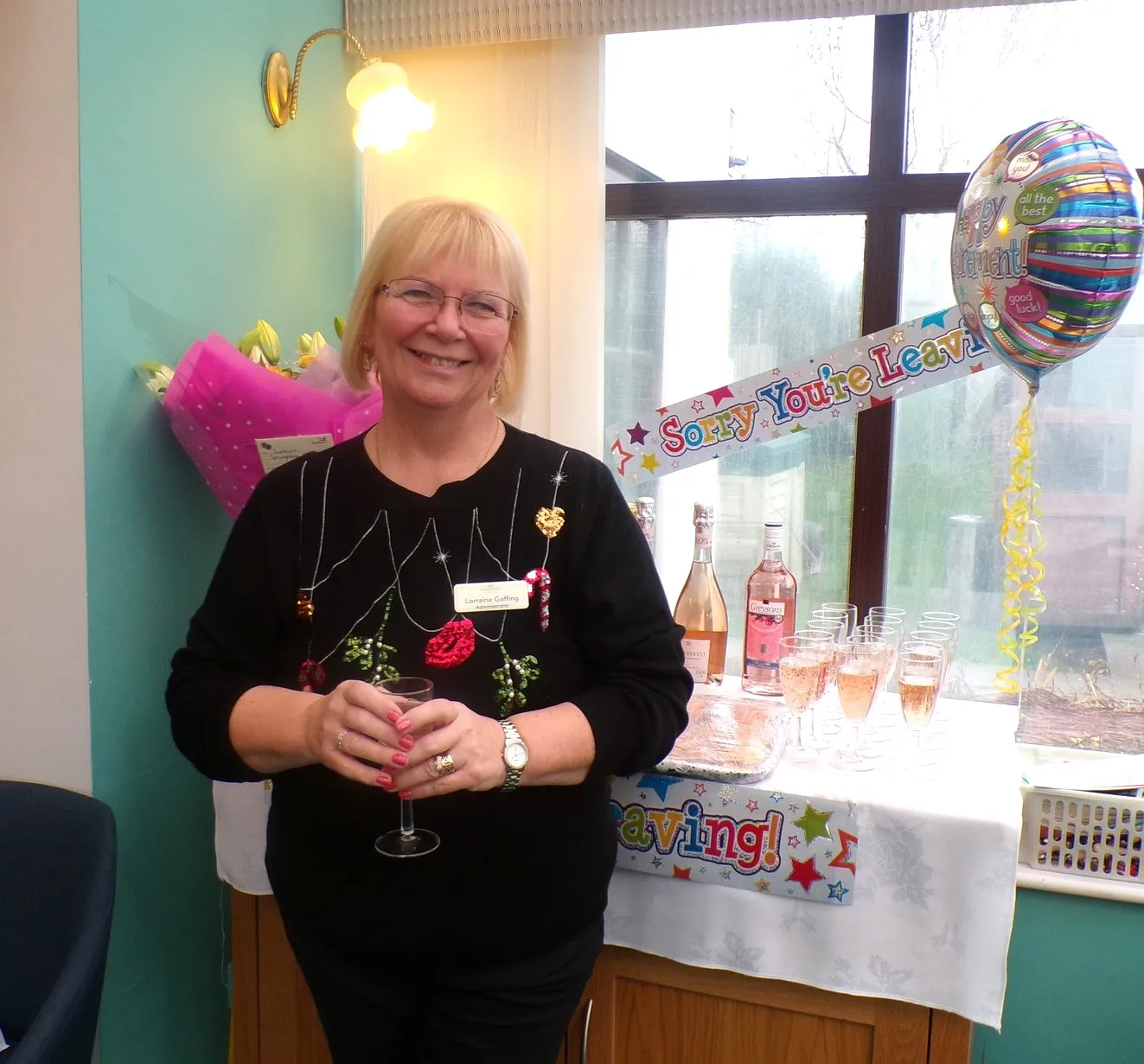 A fond farewell to retiring colleague!