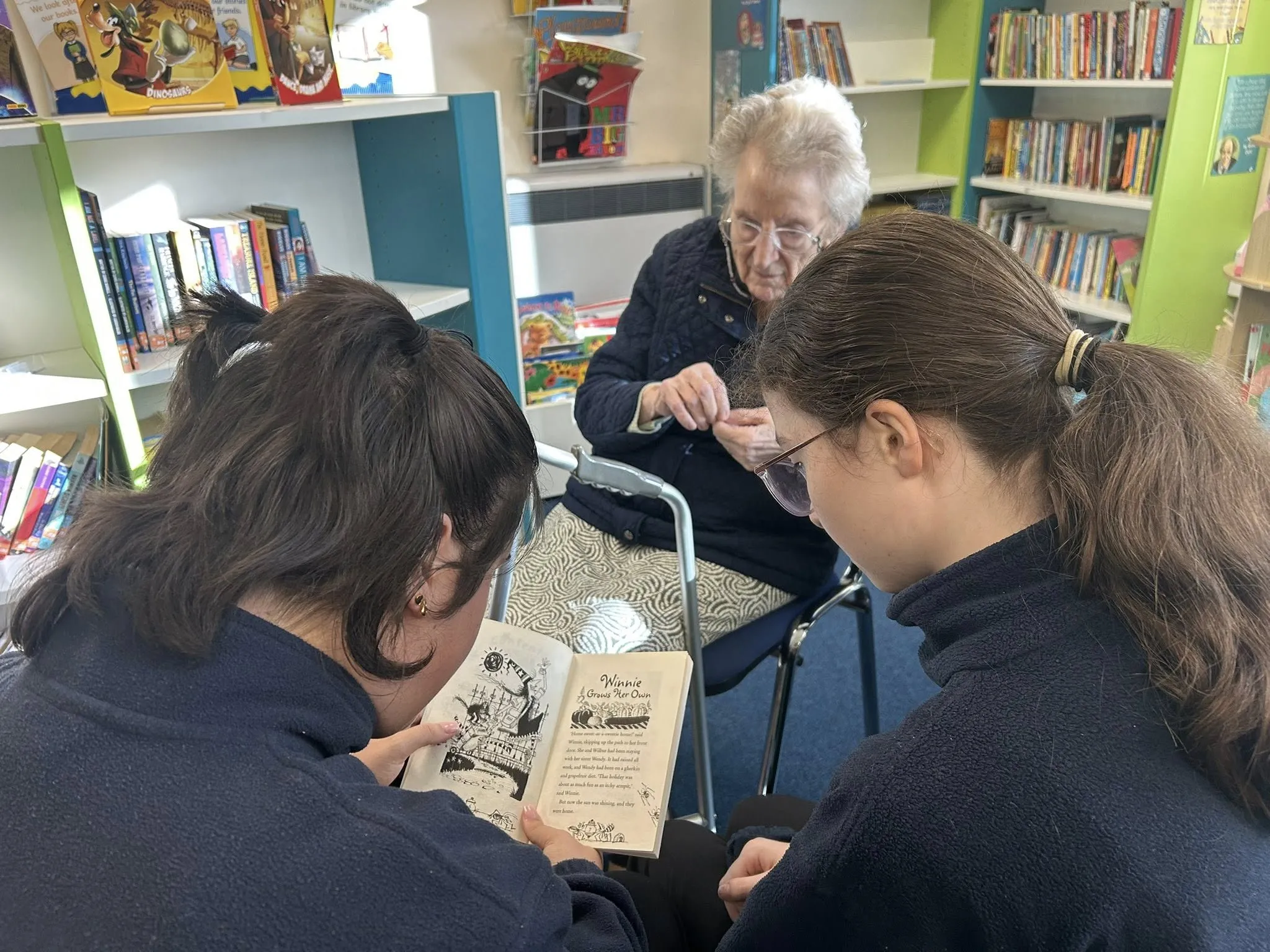 Sutton school reading club visit 