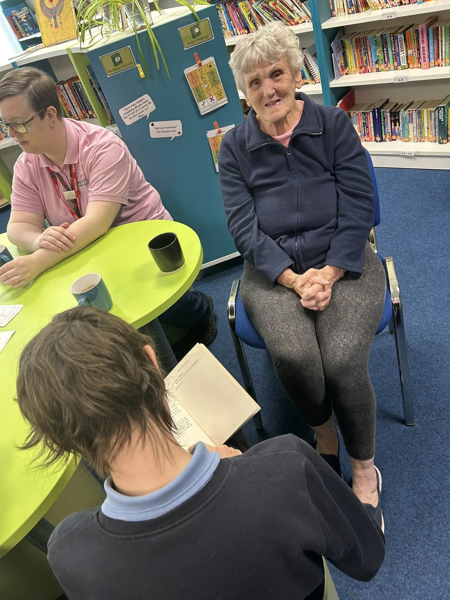 Sutton school reading club visit 