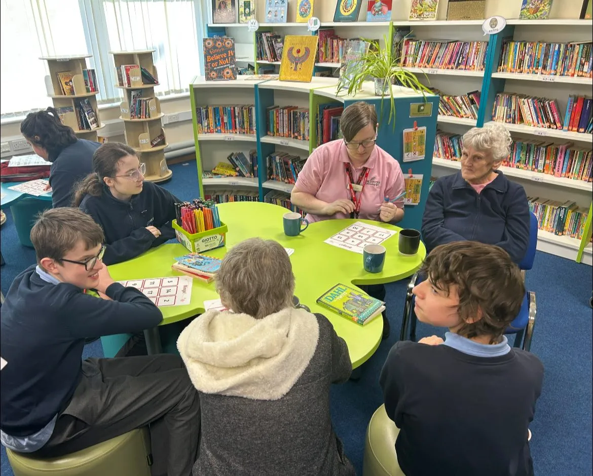 Sutton school reading club visit 