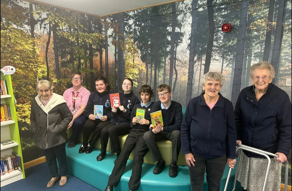 Sutton school reading club visit 