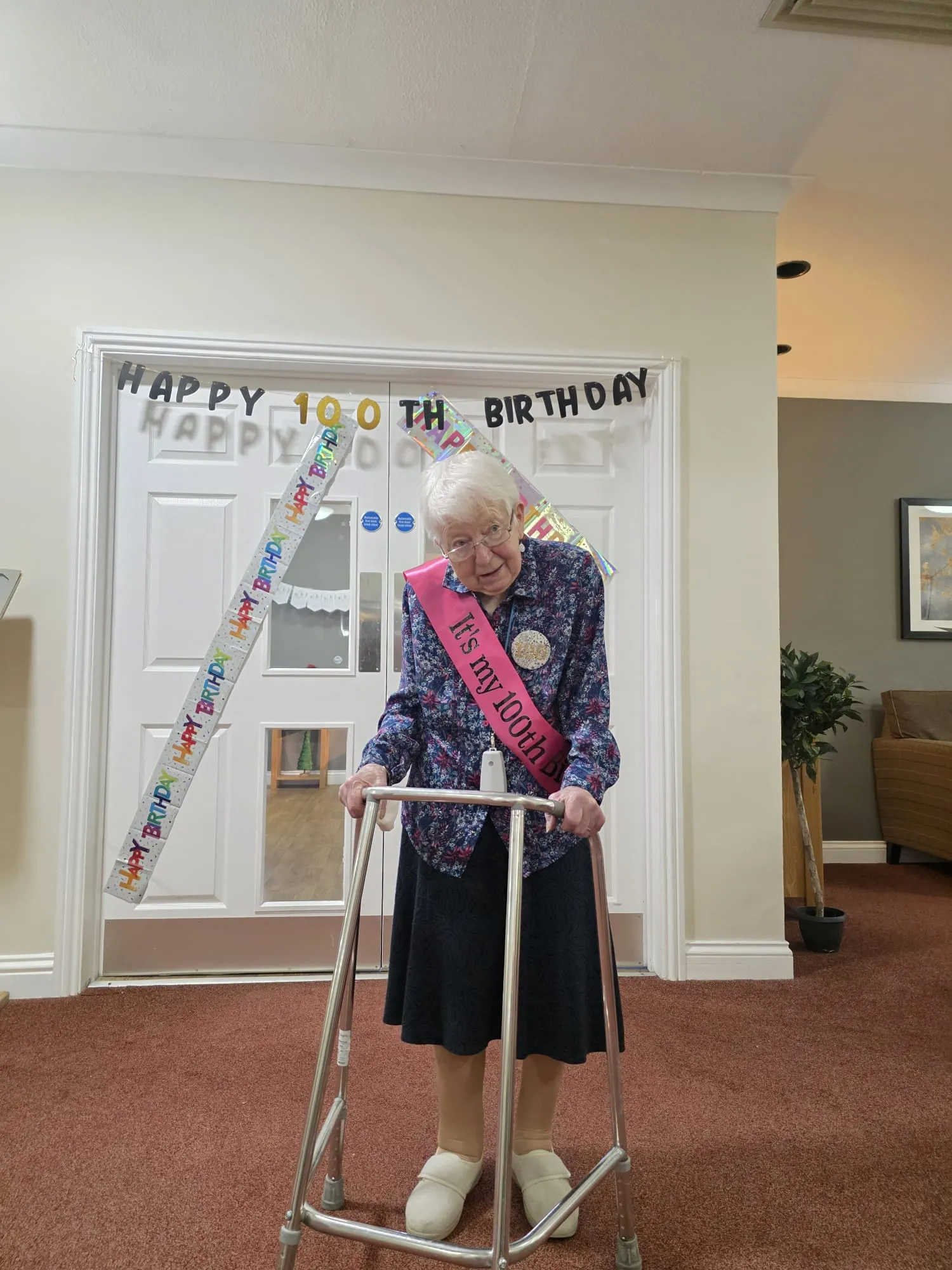 Resident Celebrates Landmark 100th Birthday