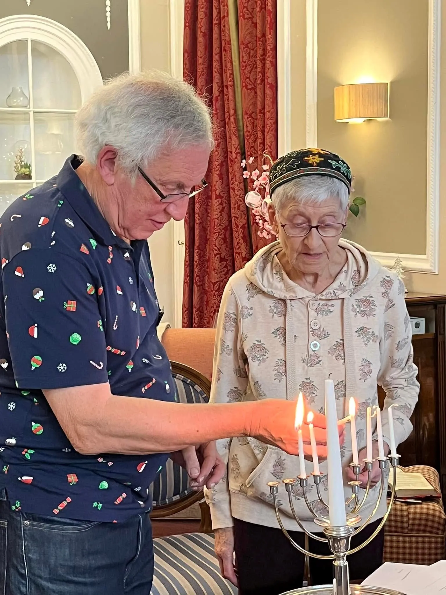 Honouring our Jewish residents within our home and celebrating the holiday of Hanukkah