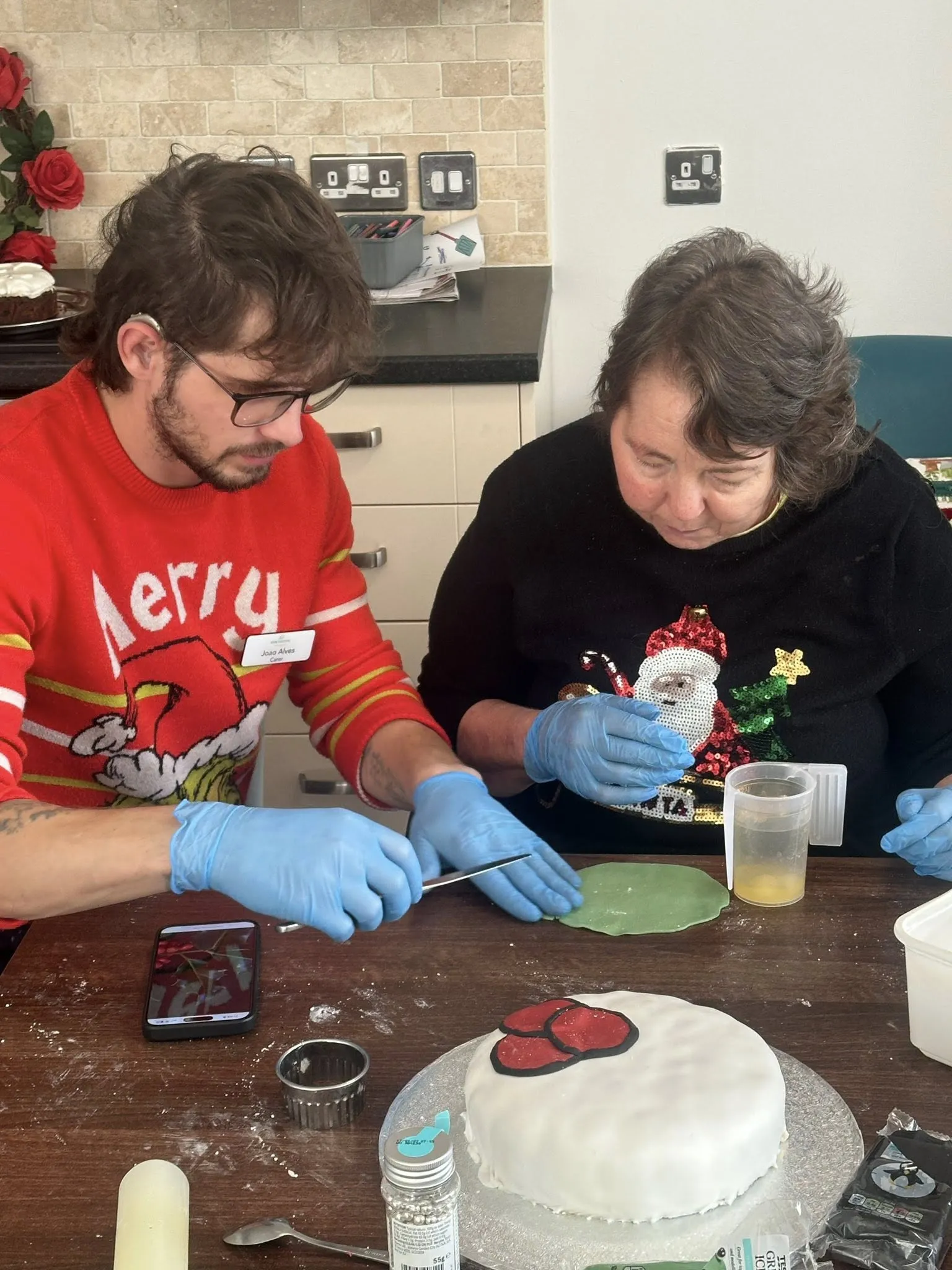 Christmas Cake Baking