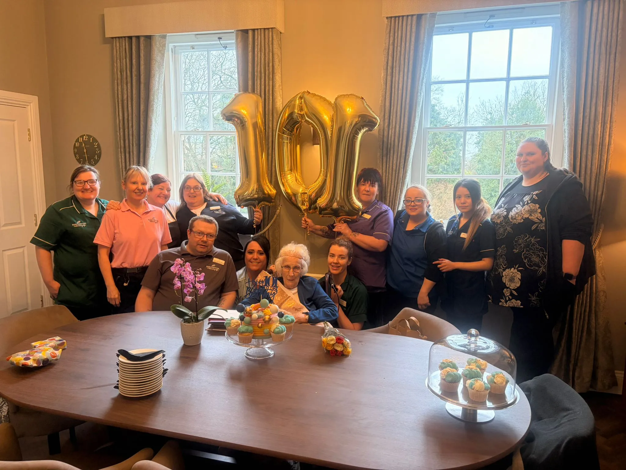 Home celebrates Nancy's 101st birthday!