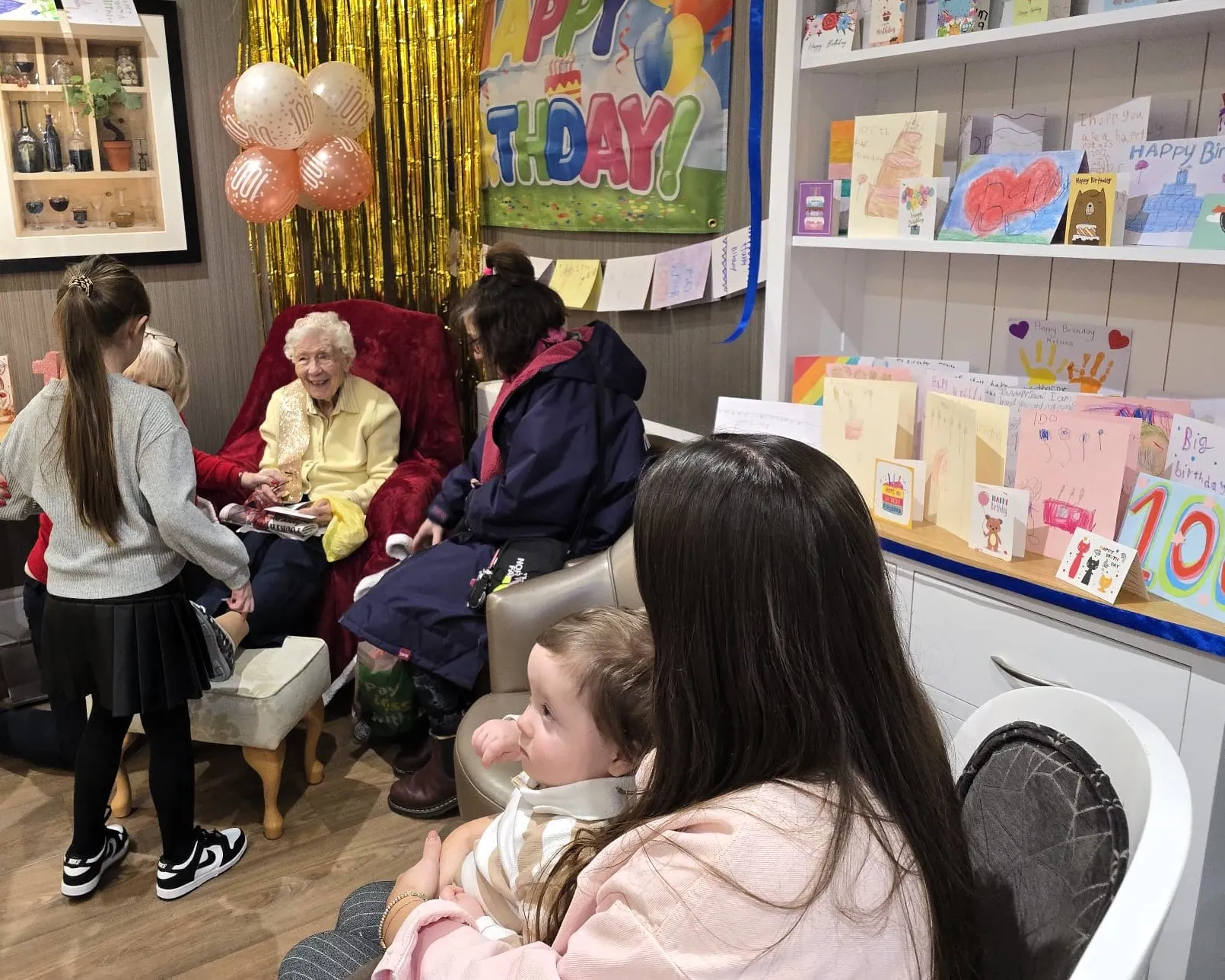 Generations Together for Melvina's 100th Birthday