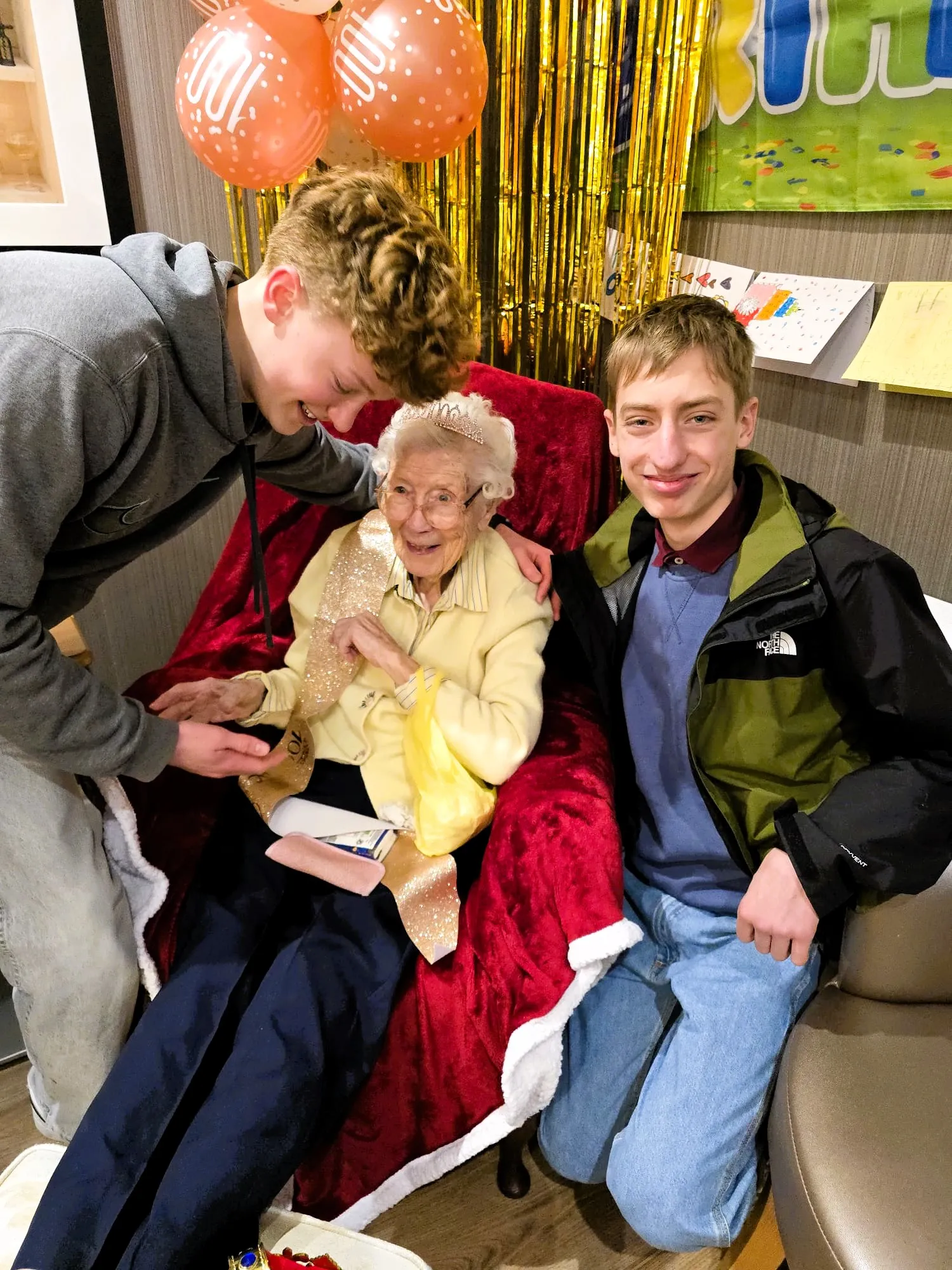 Generations Together for Melvina's 100th Birthday