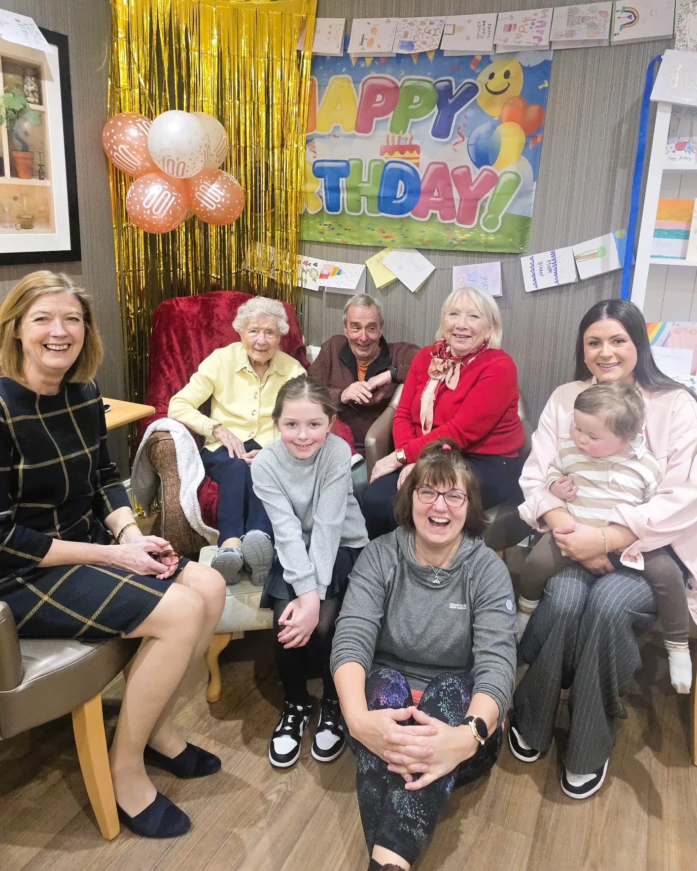 Generations Together for Melvina's 100th Birthday